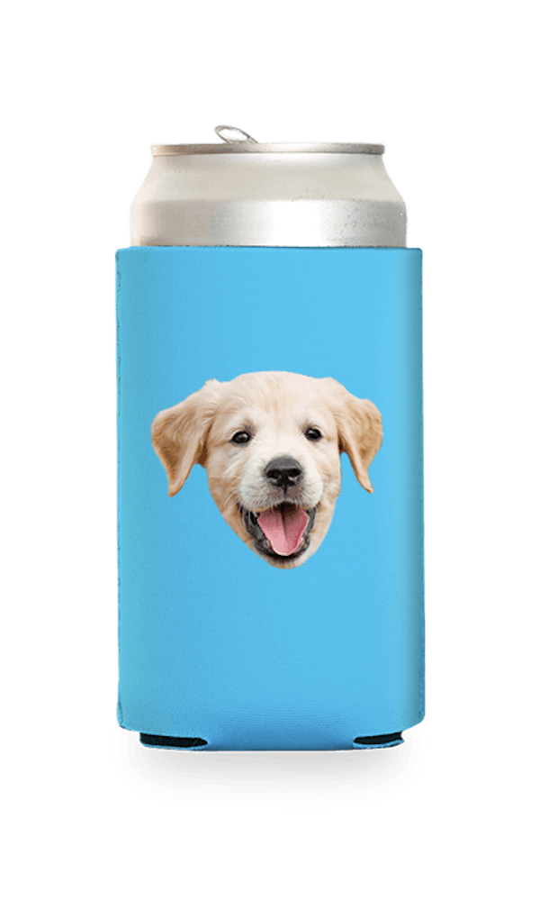 Custom Pet Art Drink Koozie – Pop Your Pup!™