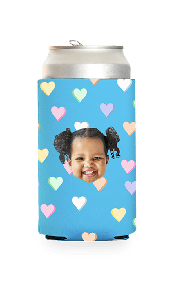 Fall Babe Navy Slim Can Beverage Holder