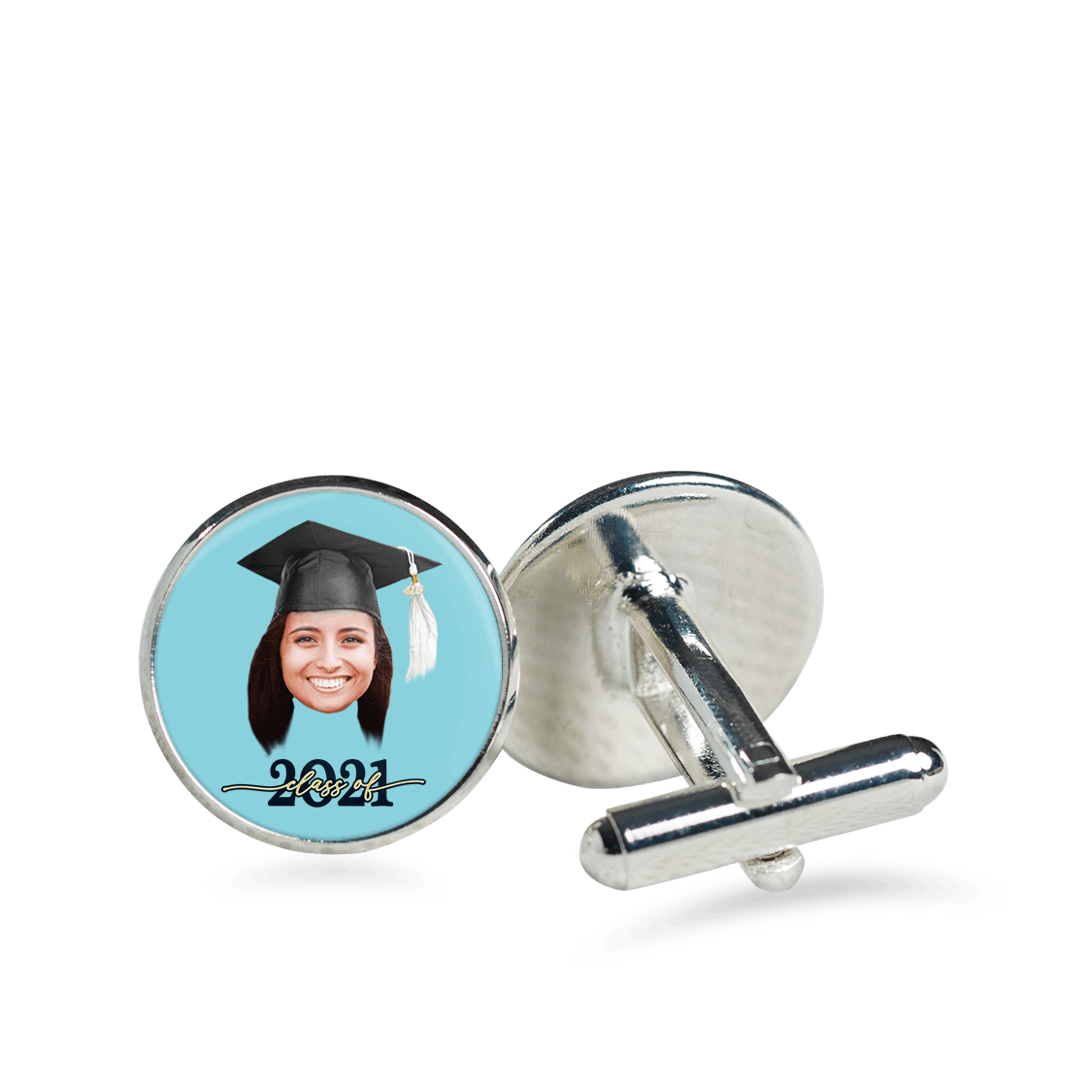 Cufflinks - Class of 2021 - Light Blue